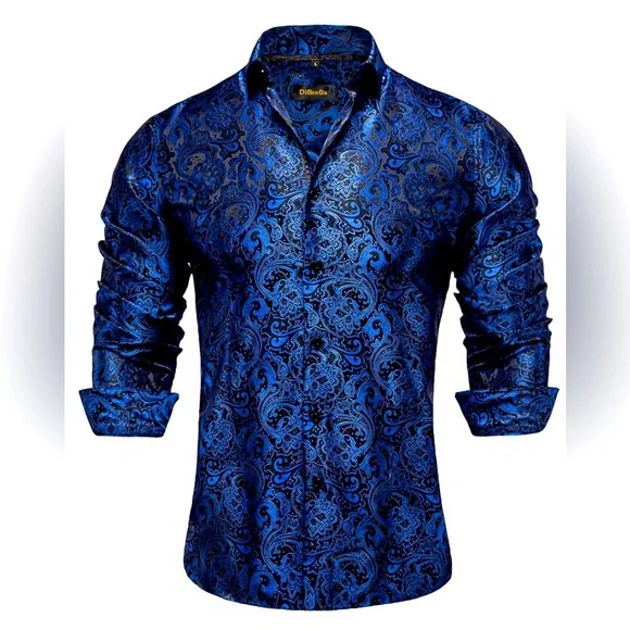 DiBanGu Mens Dress Shirt - Picture 4 of 8